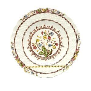 Copeland Spode S173 Cowslip Bread and Butter Plates 6.5 inch Black Logo Set of 4